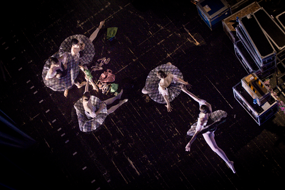 Danzatori dall'alto - Fotografie di Alberto Missana
