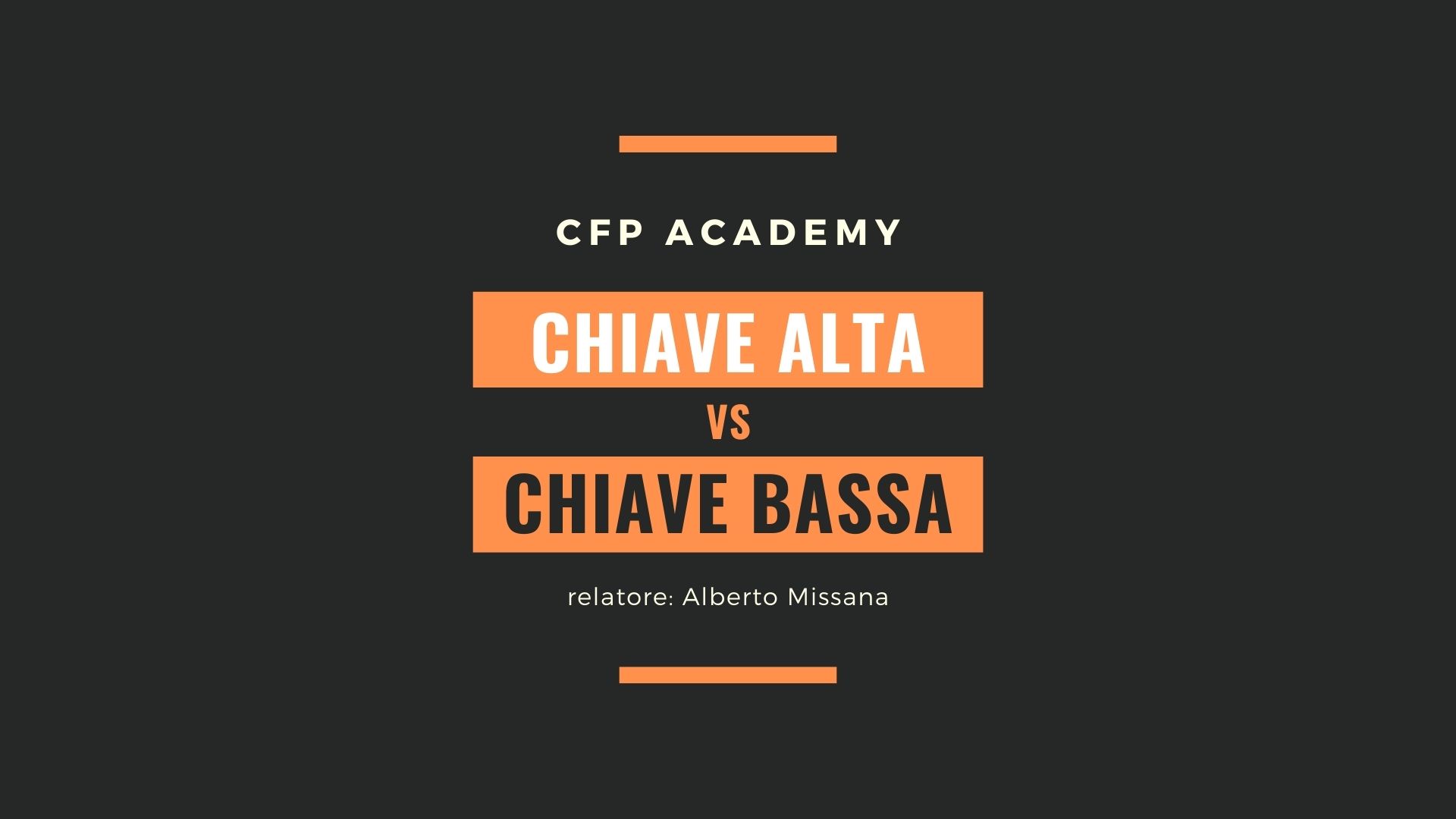 chiave alta bassa