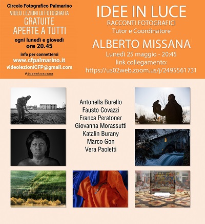 serata Idee in Luce- corso fotoprogetti